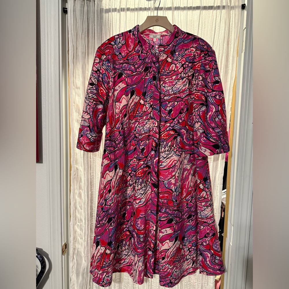 Vibrant Pink and Purple Zuri Kenya dress